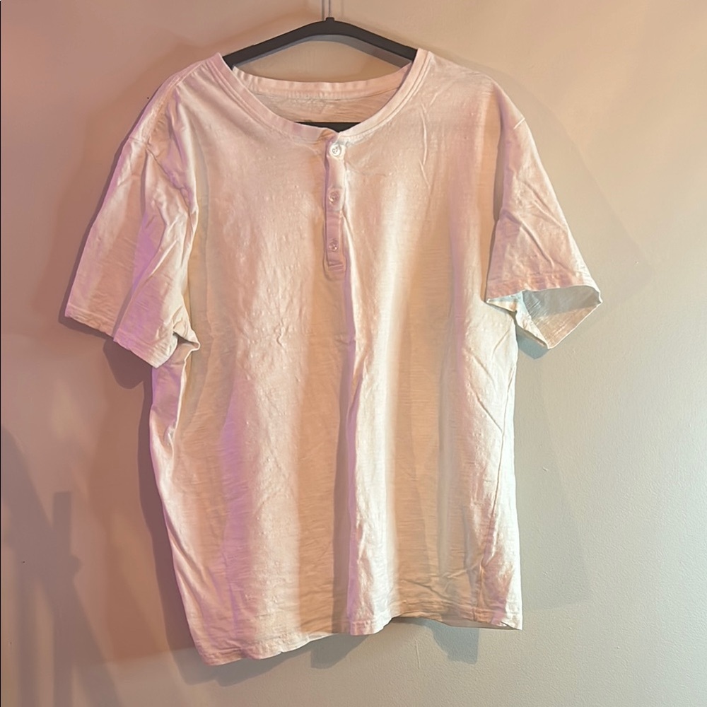 GAP Cream Textured Top